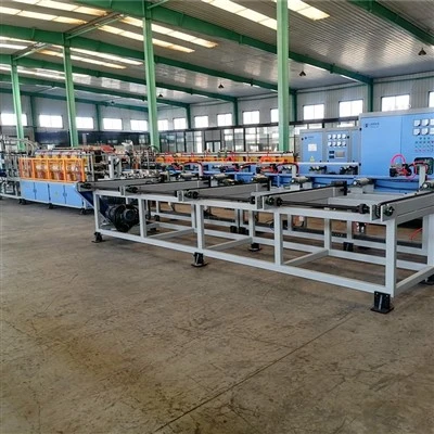 Linha de produção automática de têmpera por indução